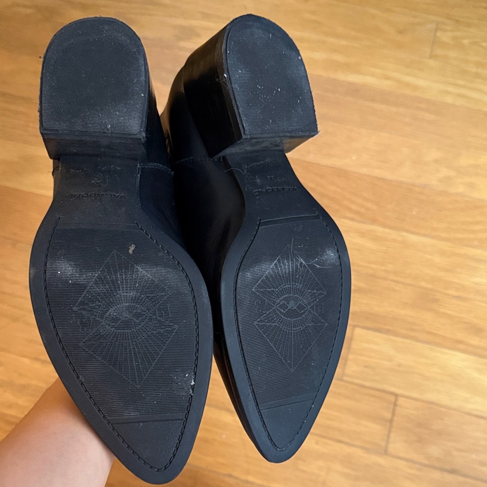 Vagabond Black Leather Chelsea Boots | Size EU 38 - Picture 2 of 5